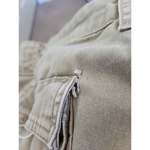 OUTDOOR LIFE Men's Khaki Cargo Shorts Size 34 Used Condition - See Photos - Picture 6 of 7